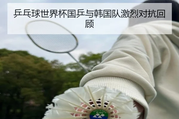 乒乓球世界杯国乒与韩国队激烈对抗回顾